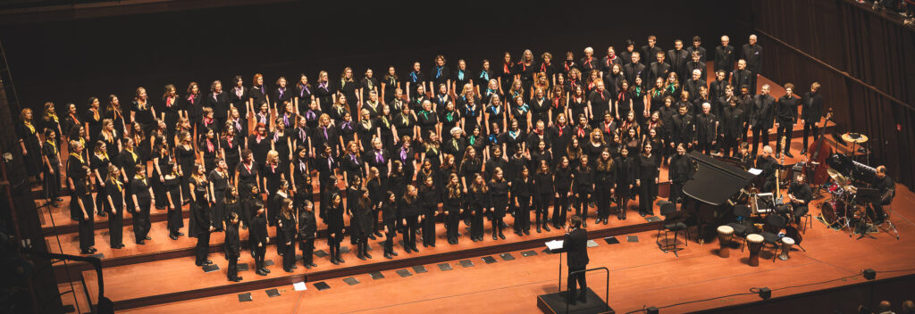 Singing with children of ISL school.
