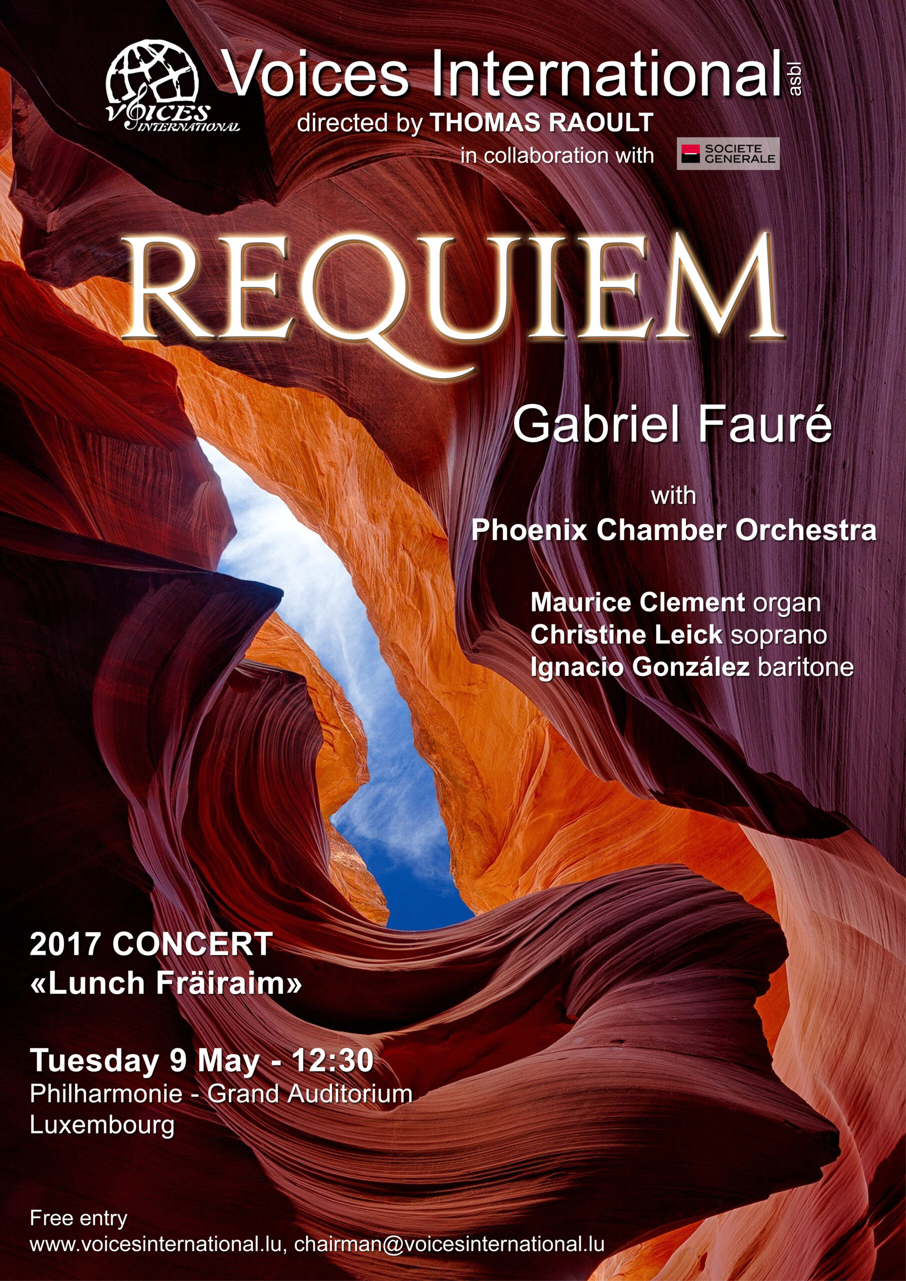 Spring 2017 - Requiem, Gabriel Faurรฉ ยซLunch Frรคiraimยป