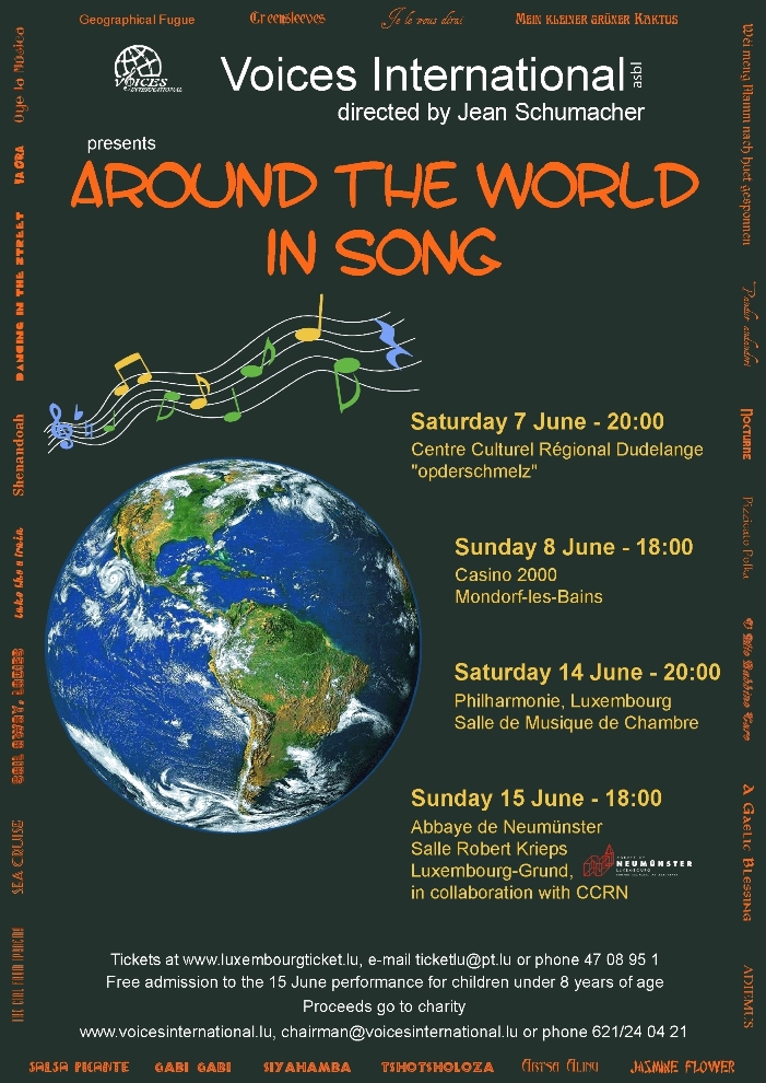 Summer 2008 - Around the World in Song