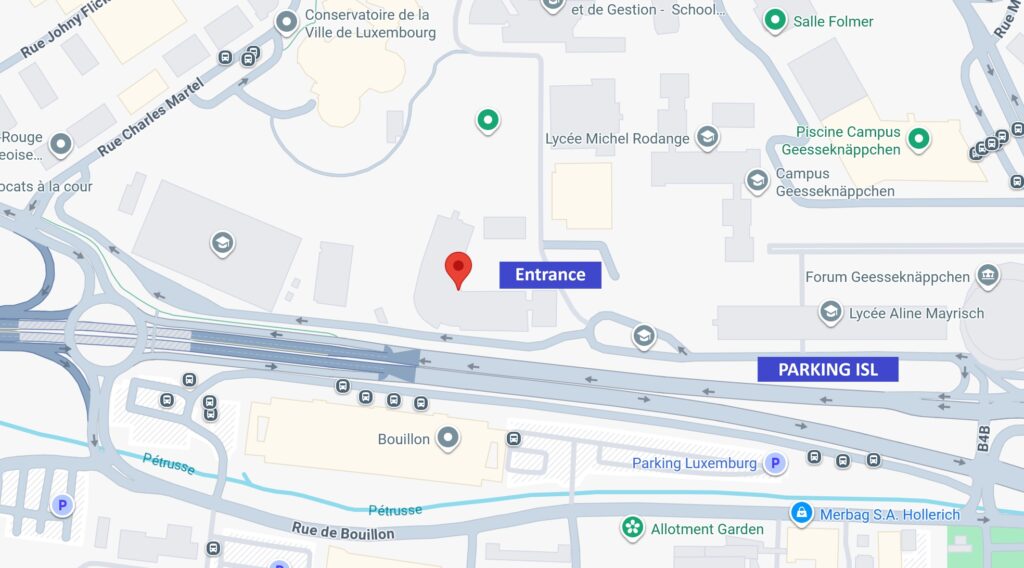 International School of Luxembourg (ISL) map